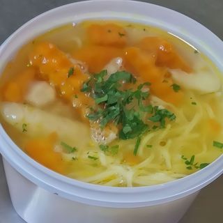 Supa dulce cu taietei de casa