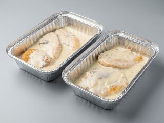 Piept de pui cu sos Gorgonzola