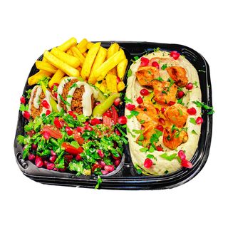 Mix Mezze Hummus Sish taouk pui