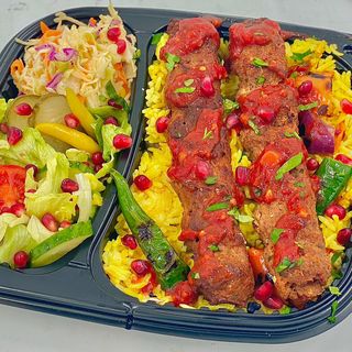 Kebab vita platou
