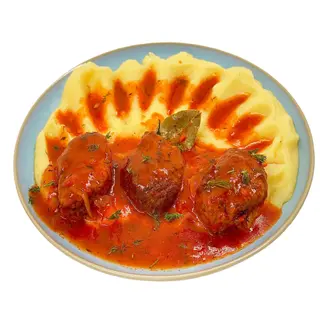 Chiftele de pui marinate cu Garnitura la alegere