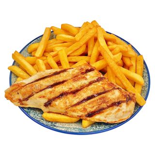 Piept de pui marinat grill cu garnitura la alegere