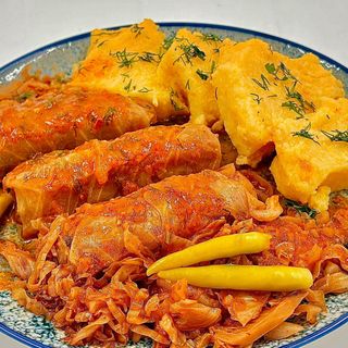 SARMALE DE POST in foaie de varza murata 300g (Portia)