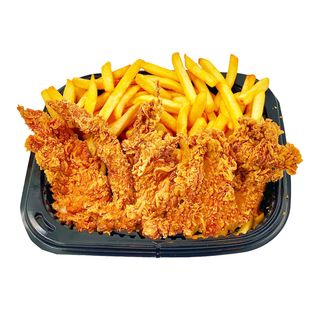 Crispy Pui cu garnitura la alegere