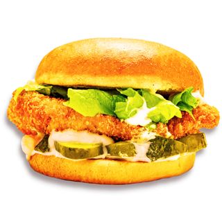 Snitel vienez pui (sandwich)