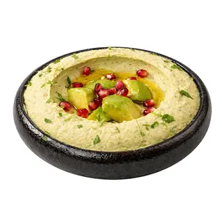 Hummus cu avocado