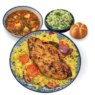 Meniul Zilei cu Piept de pui marinat grill