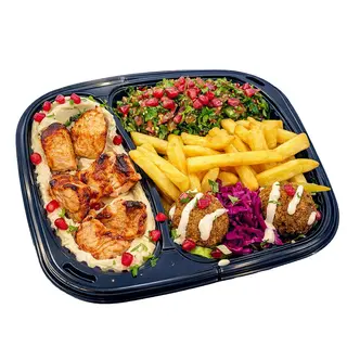Mix Mezze Hummus Sish taouk pui