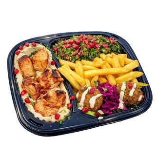 Mix Mezze Hummus Sish taouk pui