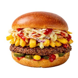 Meniu Clasic Burger Vita - Sandwich, (Cartofi Prajiti, Bautura si Sos)