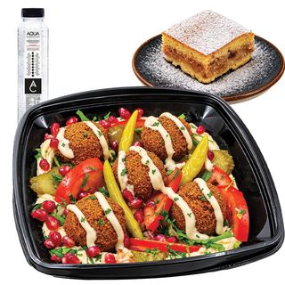Oriental falafel si Placinta cu mere sau apa