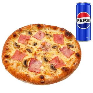Carbonara pizza Ø 26 cm+1 suc doza 250ml