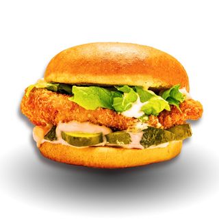 Șnițel vienez pui sandwich