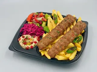 Kebab vita platou