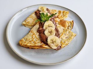 Clatite cu Nutella si banana