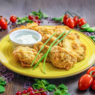 Legume pane cu sos de smântână