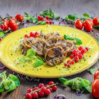 Ficaţei la tigaie cu ceapă