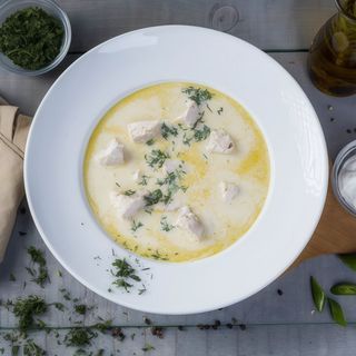 Ciorba de pui a la grec