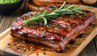 Piept de porc la gratar