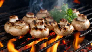 Champignons grătar