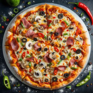 Pizza Speedy Gonzales-picantă Ø 25cm