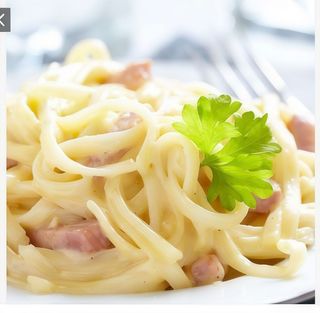 Spaghetti Prosciutto Funghi