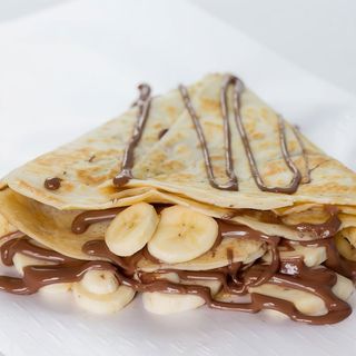 Clatite Nutella cu banana