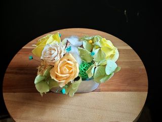 Aranjament cu flori stabilizare si de sapun