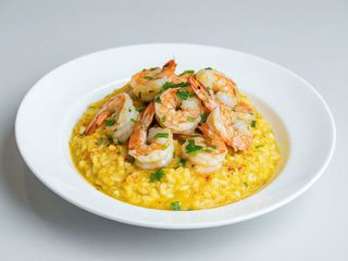 Risotto creveți și șofran