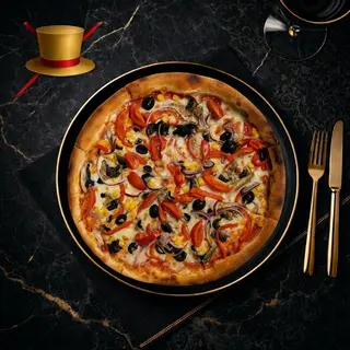 Pizza Vegetariana 550 Gr.