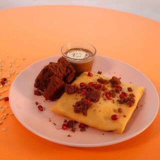 Crepa cu ciocolata belgiana, brownie