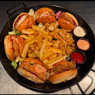 Platou CHICKEN BURGER 1700GR