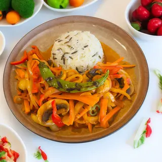 Tigaie picanta de legume