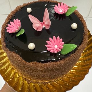 Tort de ciocolată și fructe de pădure