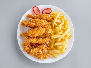 Crispy cu cartofi prajiti