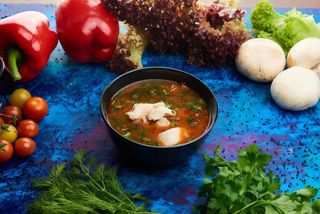 Ciorba de pui cu legume