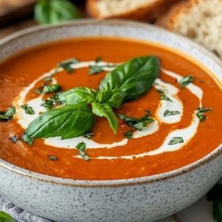 Crema di pomodoro con crostini