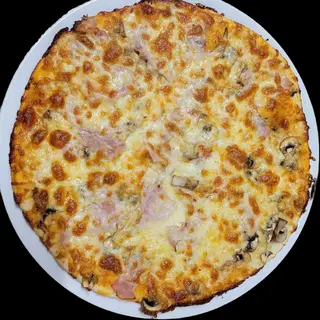 Pizza Prosciuto Funghi mare