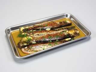 Pastrav curcubeu la duba 600 g