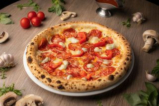 Pizza Toscana Ø 26cm - D