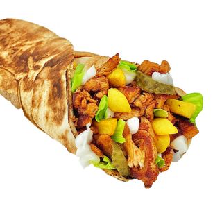Shaorma pui sandwich mare