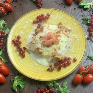 Clatite cu somon afumat