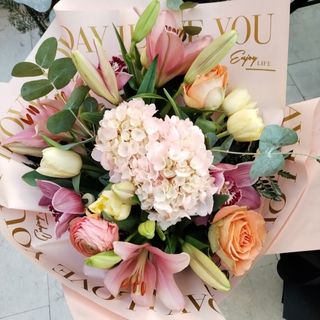 Buchet pink