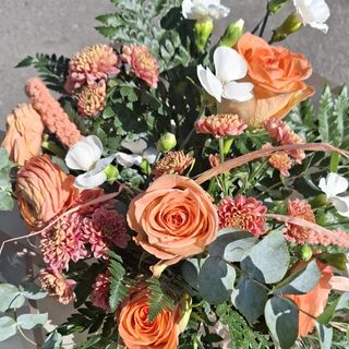 Buchet trandafiri orange