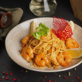 Spaghete cu creveti  350 gr