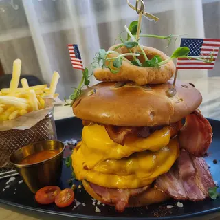 BIG AMERICAN WHISKY BURGER 800 GR