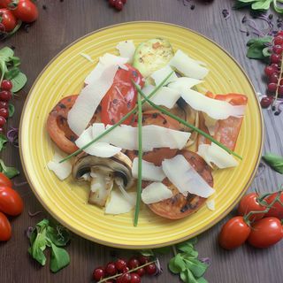 Legume la gratar cu parmezan