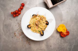 Spaghetti cu fructe de mare