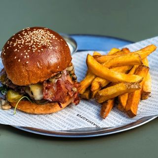 Dr. Pepper Burger