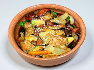 Tigaie picanta de pui